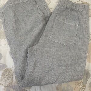 Women’s Striped Gray Pants